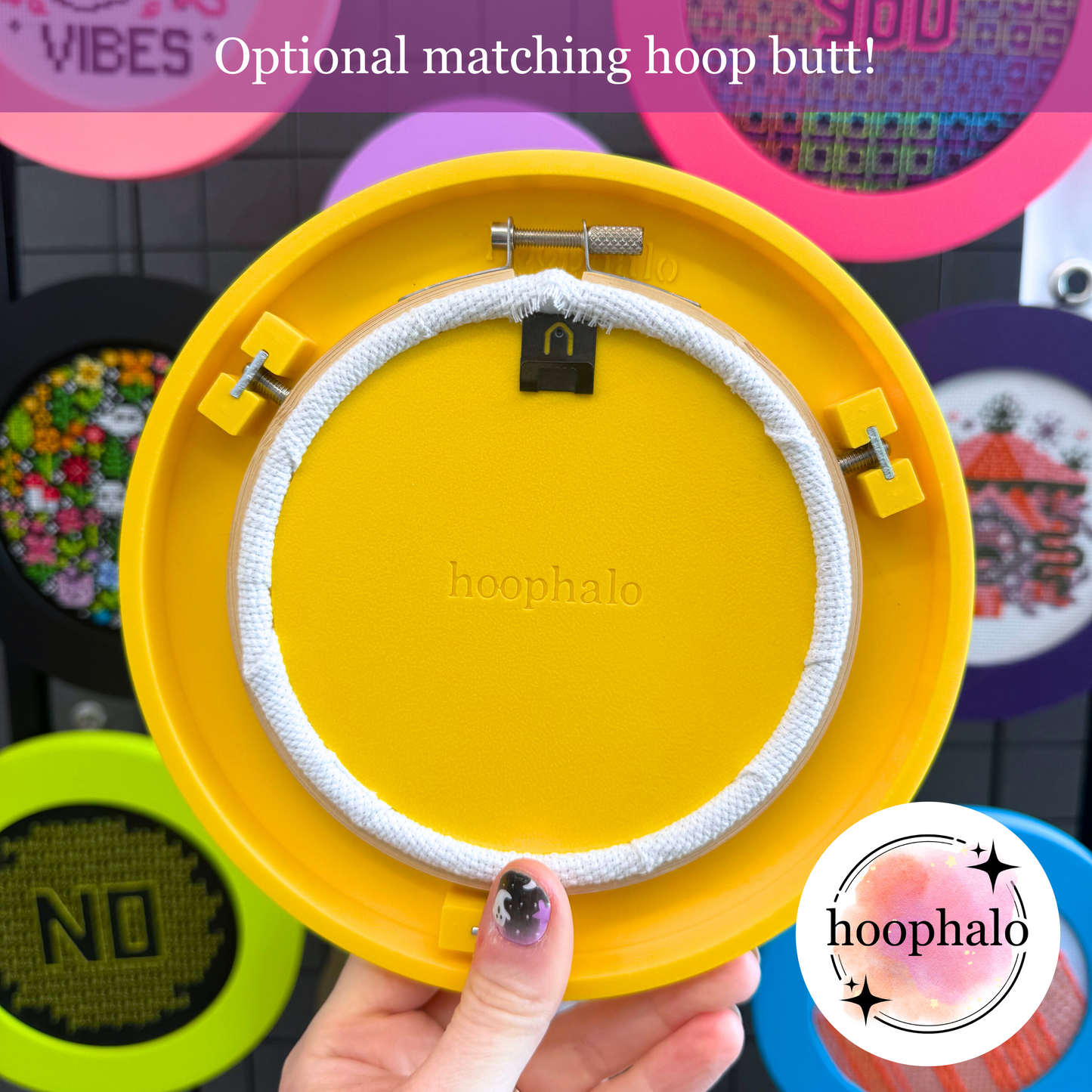 Yellow Embroidery Hoop Frame