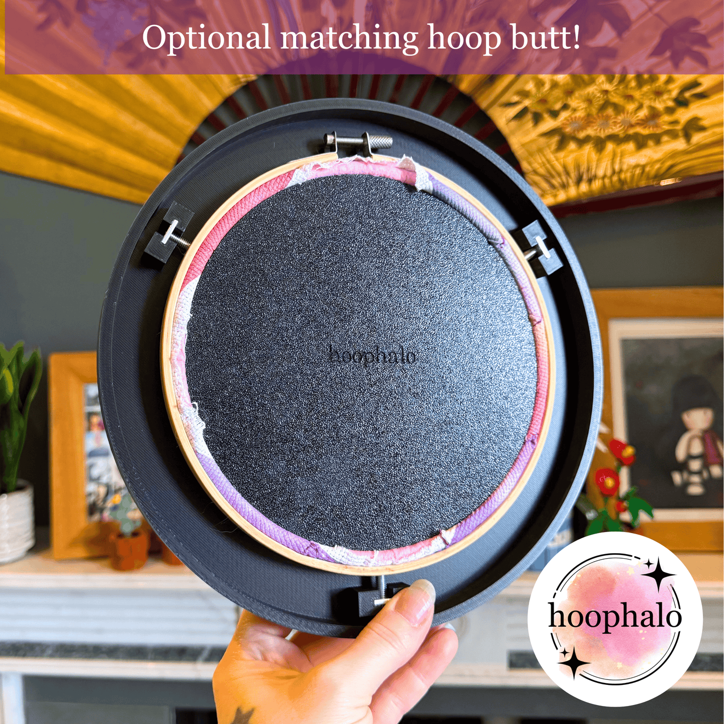 Black Embroidery Hoop Frame