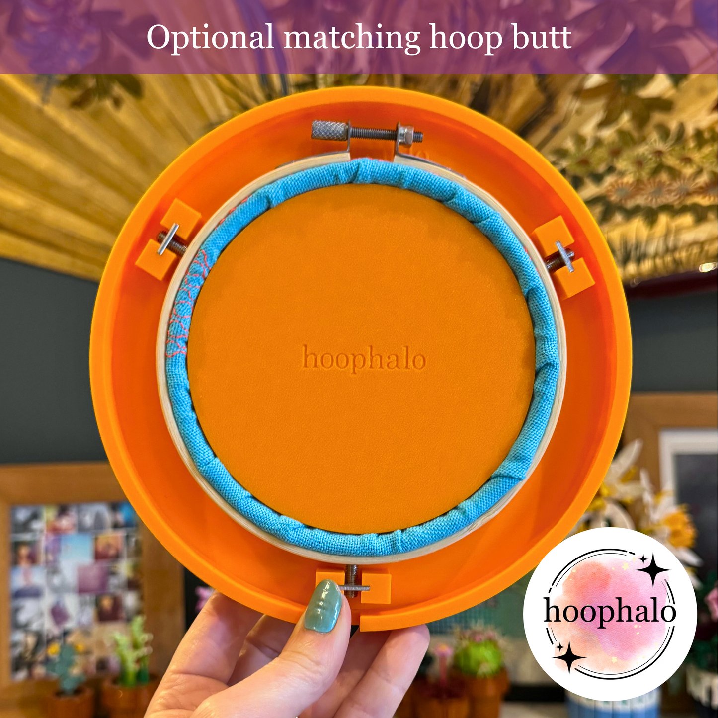 Orange Embroidery Hoop Frame