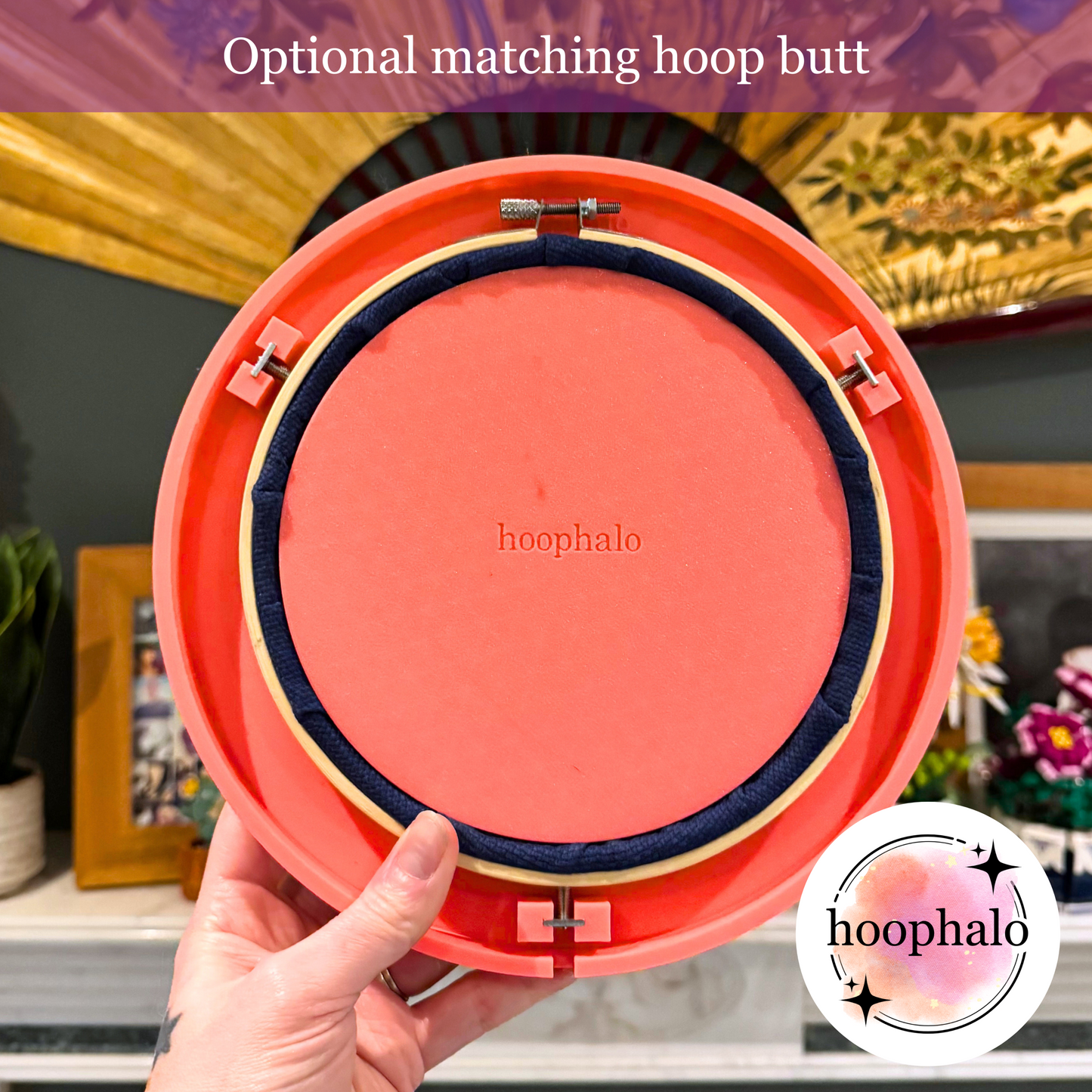Pink Embroidery Hoop Frame