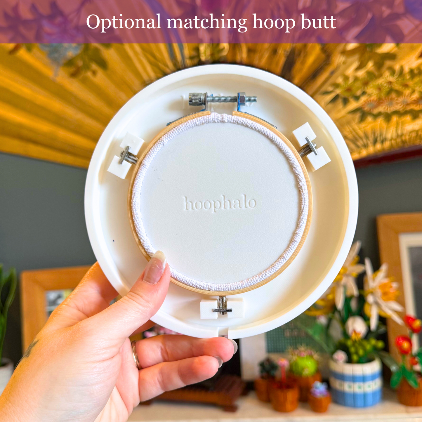 White Embroidery Hoop Frame