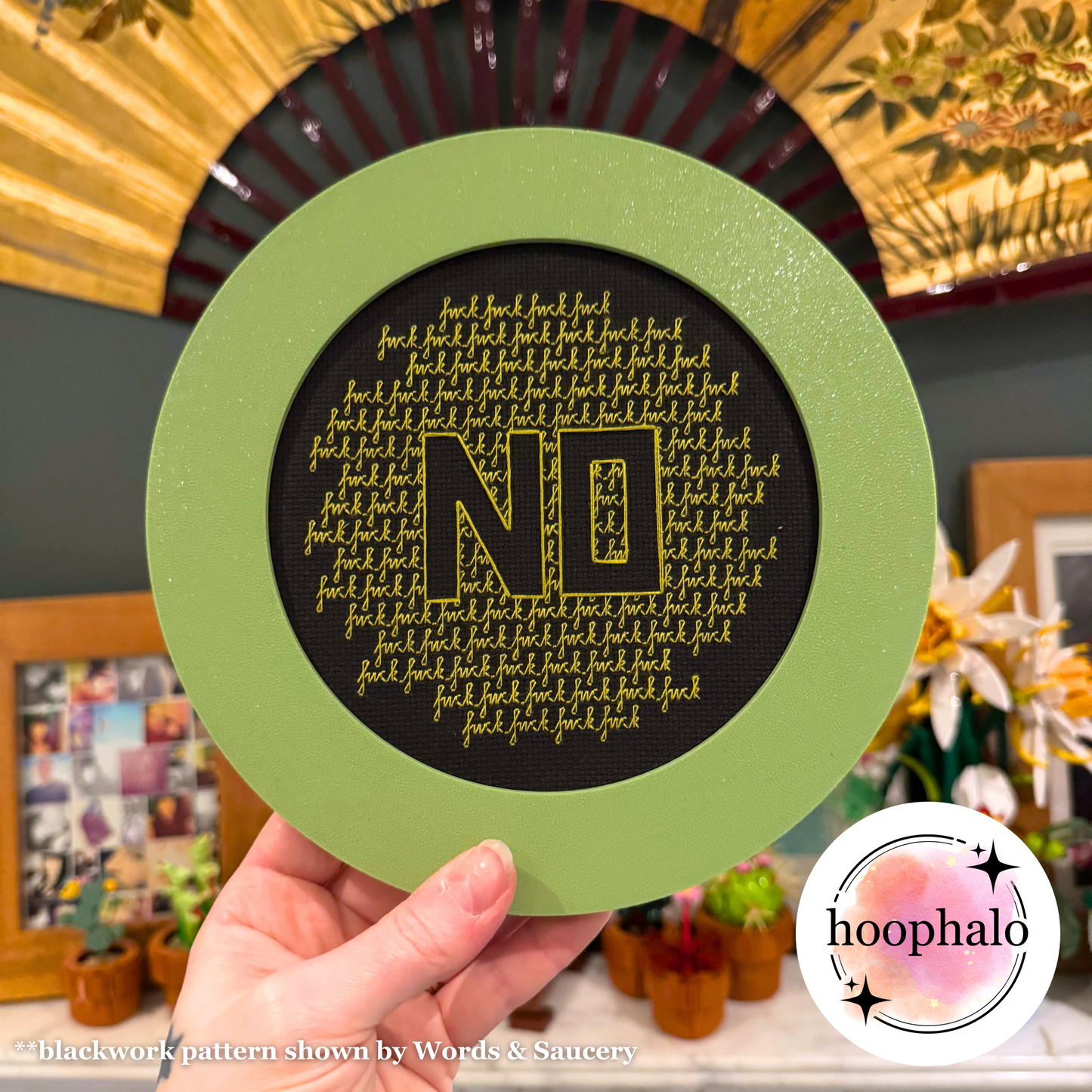 Matcha/Spring Green Embroidery Hoop Frame