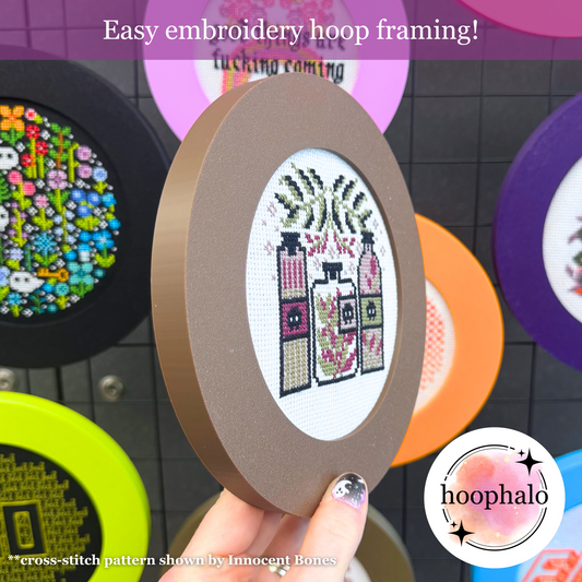 Ash Brown Embroidery Hoop Frame