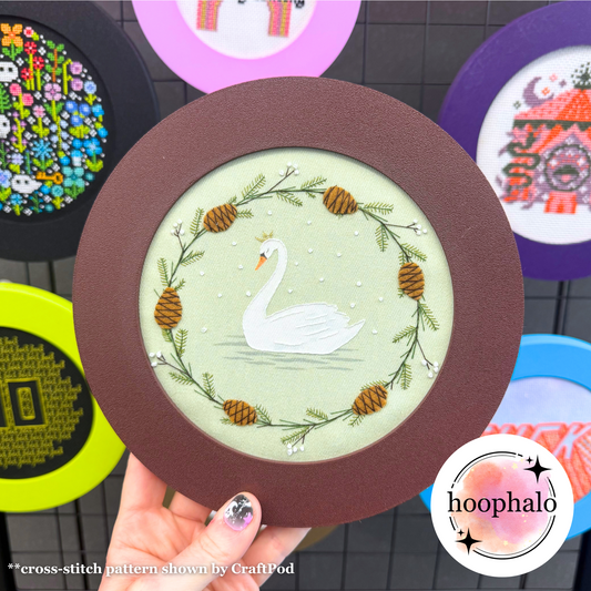 Cocoa Brown Embroidery Hoop Frame