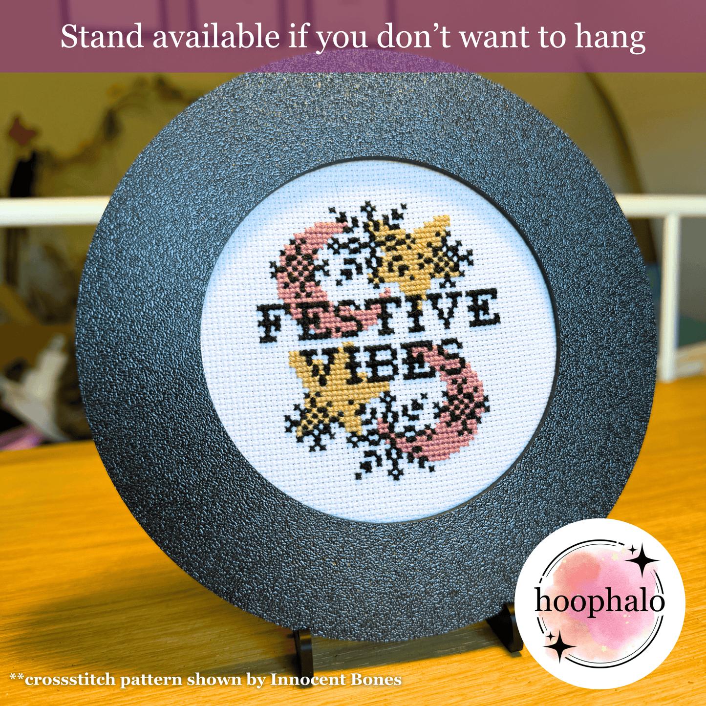 Black Embroidery Hoop Frame