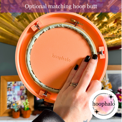 Peach Embroidery Hoop Frame