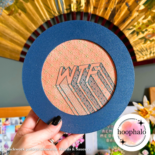 Navy Blue Embroidery Hoop Frame