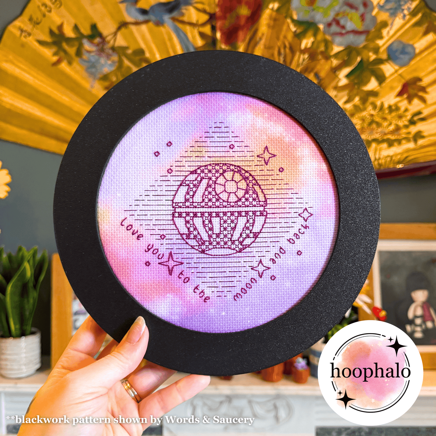 Black Embroidery Hoop Frame