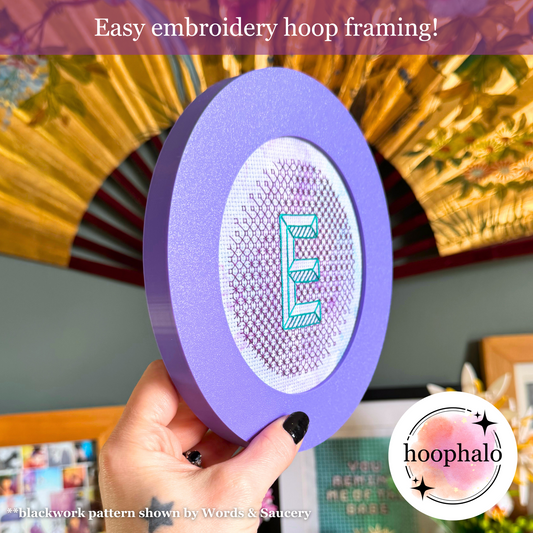 Purple Embroidery Hoop Frame