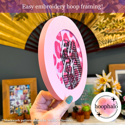 Sakura Pink Embroidery Hoop Frame