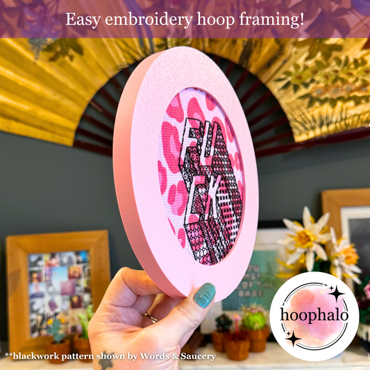 Sakura Pink Embroidery Hoop Frame