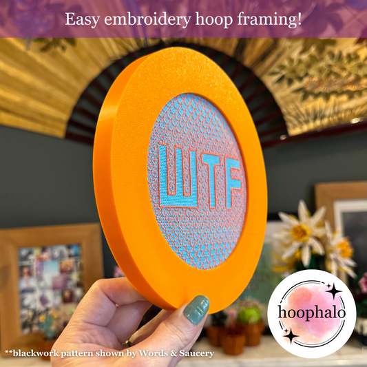 Orange Embroidery Hoop Frame