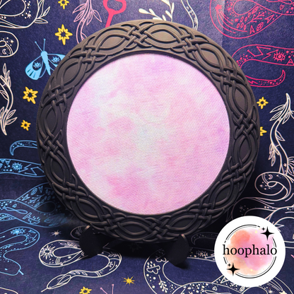 Celtic Weave Ornamental Embroidery Hoop Frame