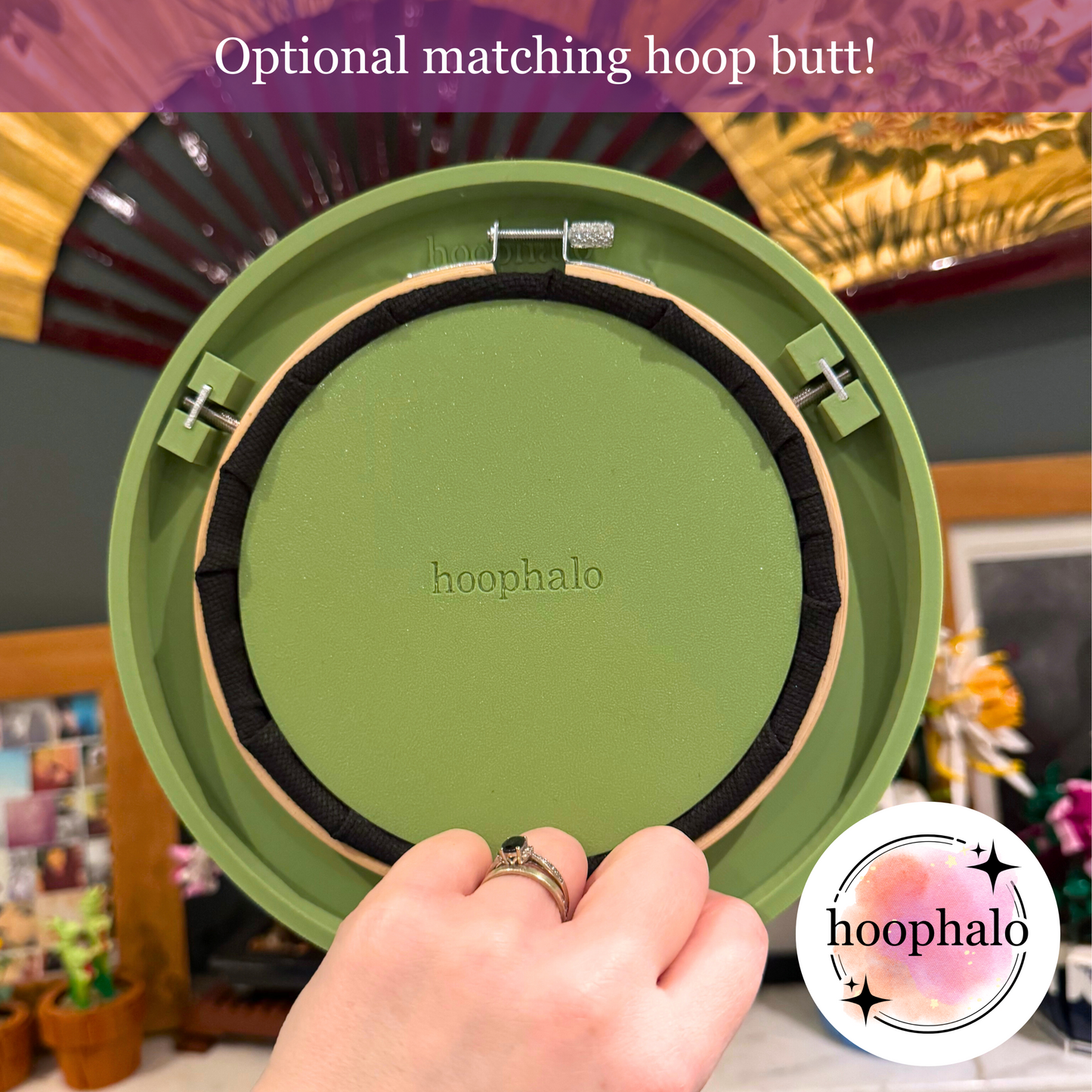 Matcha/Spring Green Embroidery Hoop Frame