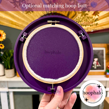Indigo Purple Embroidery Hoop Frame