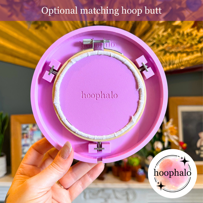 Lilac Purple Embroidery Hoop Frame