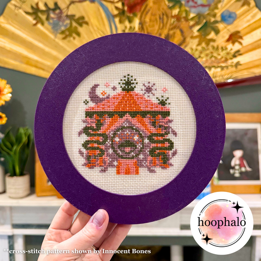 Indigo Purple Embroidery Hoop Frame