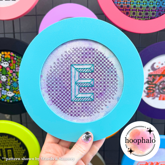 Light Teal Embroidery Hoop Frame