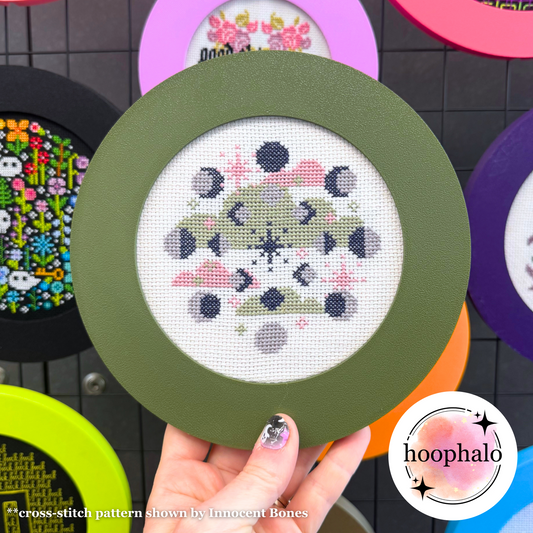 Dark Olive Green Embroidery Hoop Frame
