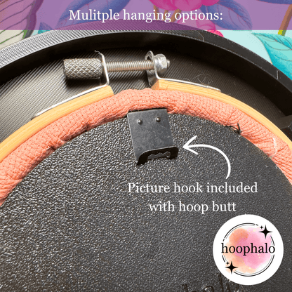 Black Embroidery Hoop Frame
