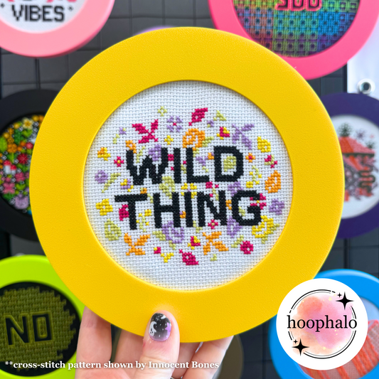 Yellow Embroidery Hoop Frame