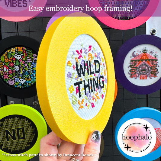 Yellow Embroidery Hoop Frame